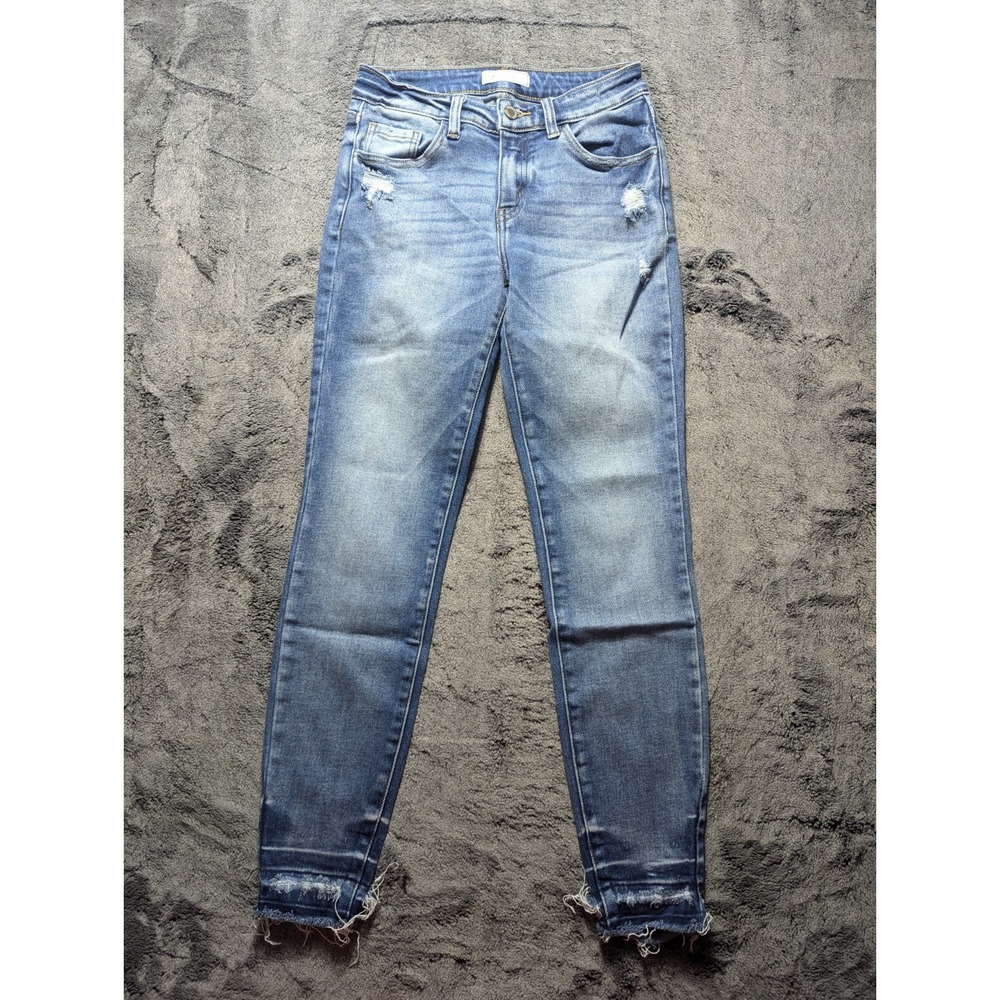 KanCan Signature Mid Rise Ankle Skinny Jeans Women's Size 25